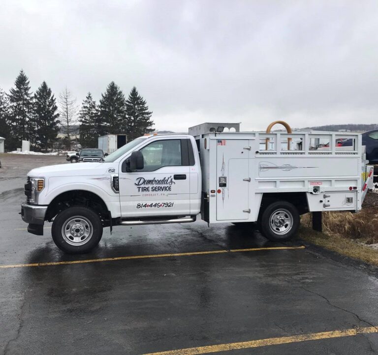 Dumbauld's Tire Service repair truck