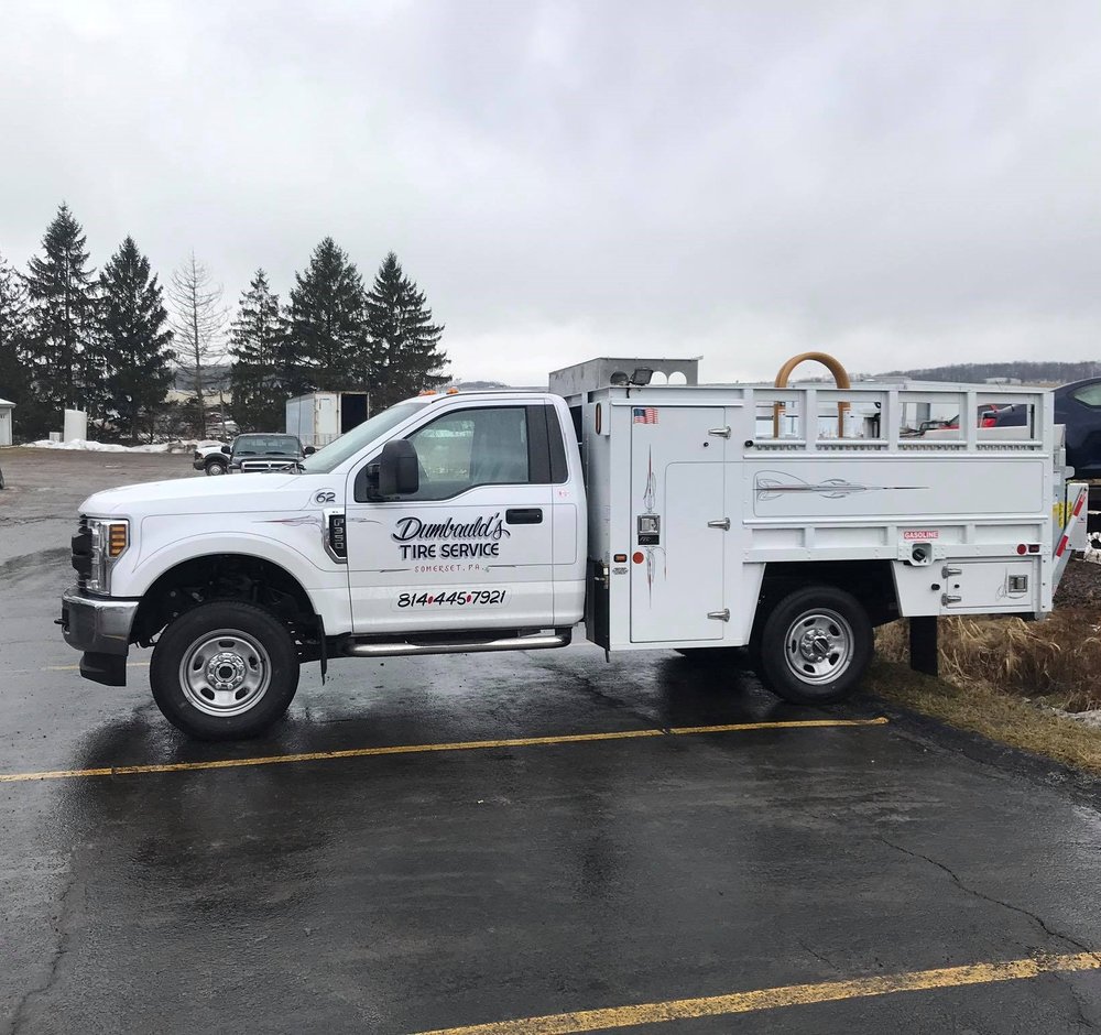 Dumbauld's Tire Service repair truck