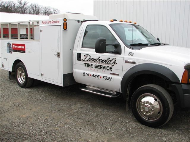 Dumbauld's Tire Service repair truck